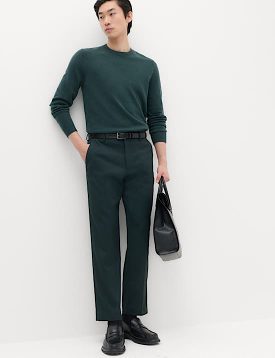 Regular Fit Smart Stretch Trousers