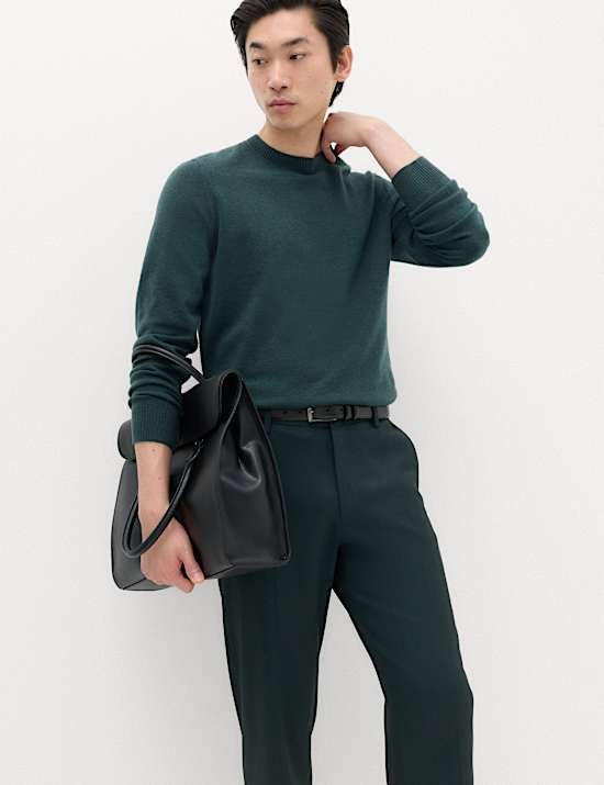 Regular Fit Smart Stretch Trousers