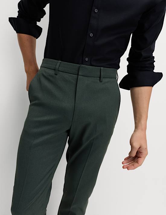 Regular Fit Smart Stretch Trousers