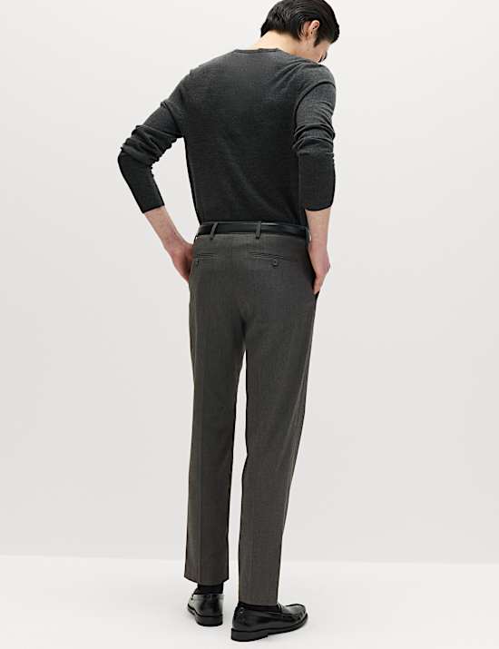 Regular Fit Smart Stretch Trousers
