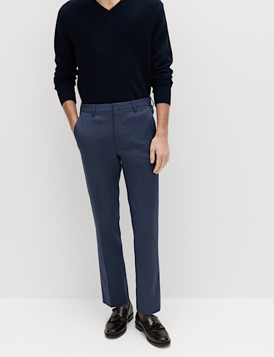 Regular Fit Smart Stretch Trousers