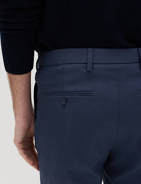 Regular Fit Smart Stretch Trousers