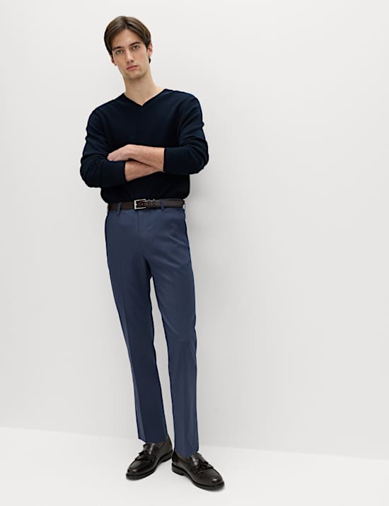 Regular Fit Smart Stretch Trousers