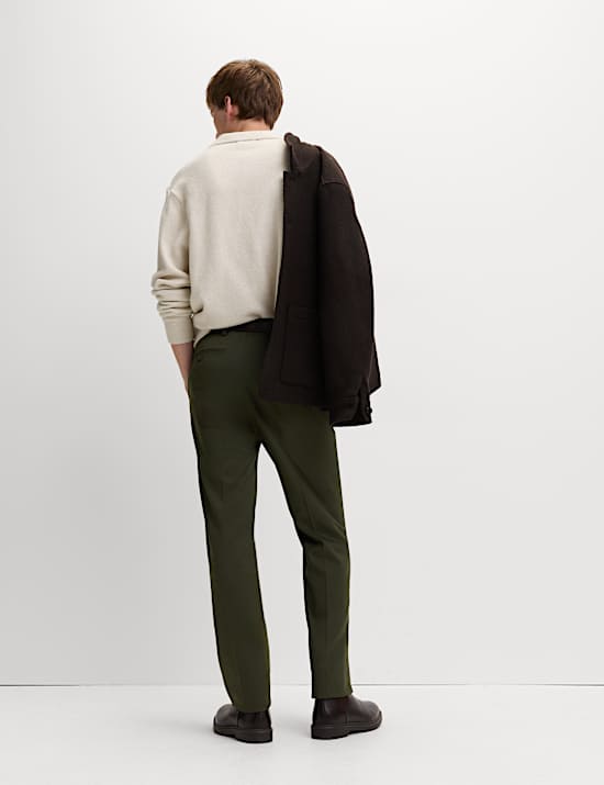 Regular Fit Smart Stretch Trousers