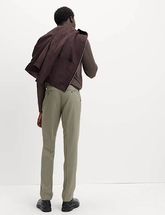 Slim Fit Smart Stretch Trousers