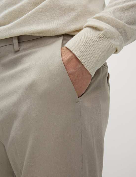 Slim Fit Smart Stretch Trousers