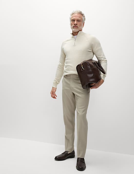 Slim Fit Smart Stretch Trousers