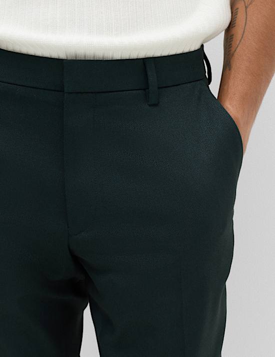 Slim Fit Smart Stretch Trousers