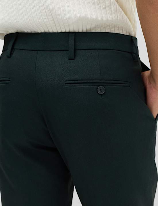 Slim Fit Smart Stretch Trousers