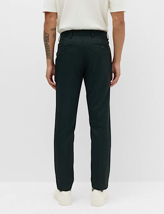 Slim Fit Smart Stretch Trousers