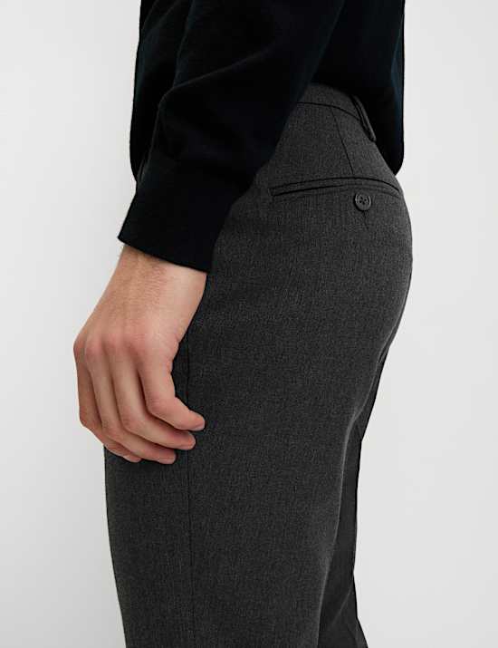 Eleganckie spodnie slim fit ze streczem