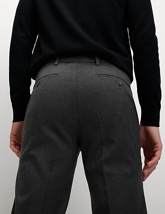 Slim Fit Stretch Smart Trousers