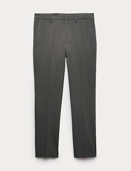 Slim Fit Stretch Smart Trousers