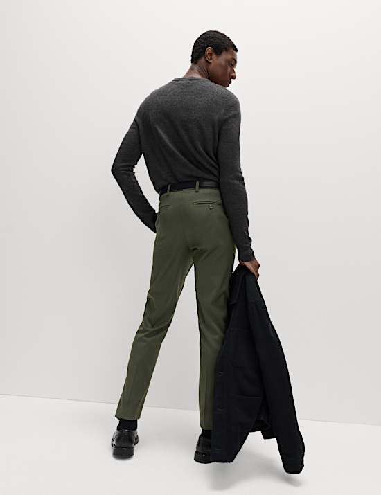 Slim Fit Smart Stretch Trousers