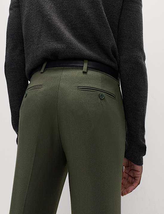 Slim Fit Smart Stretch Trousers