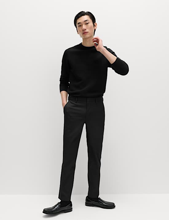 Slim Fit Smart Stretch Trousers