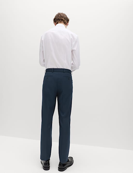 Tapered Fit Self Belt Twill Trousers