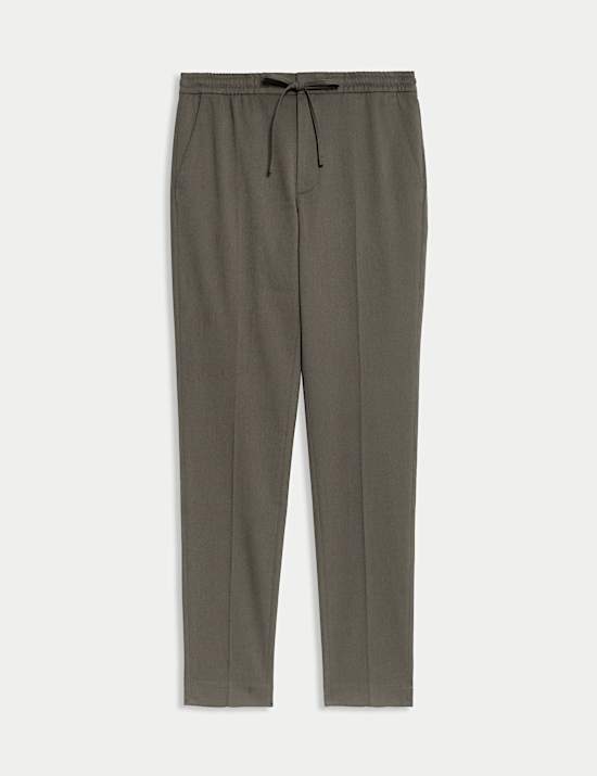 Tapered Fit Elasticated Trousers