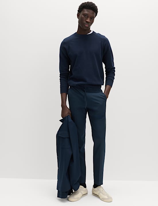Tapered Fit Elasticated Trousers
