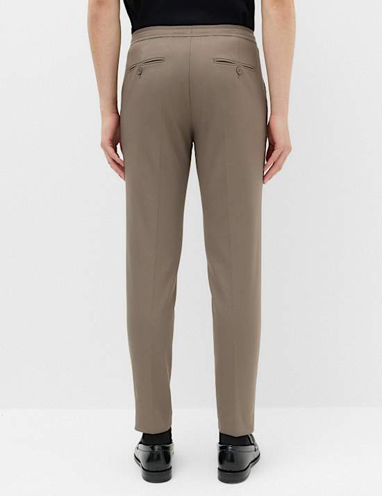 Tapered Fit Elasticated Trousers