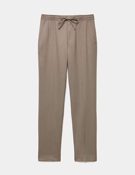 Pantalon &eacute;lastique coupe fusel&eacute;e