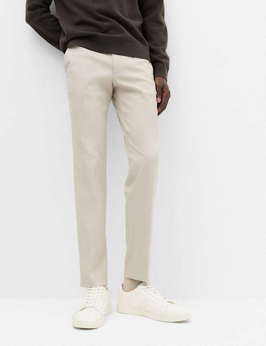 Tapered Fit Elasticated Trousers