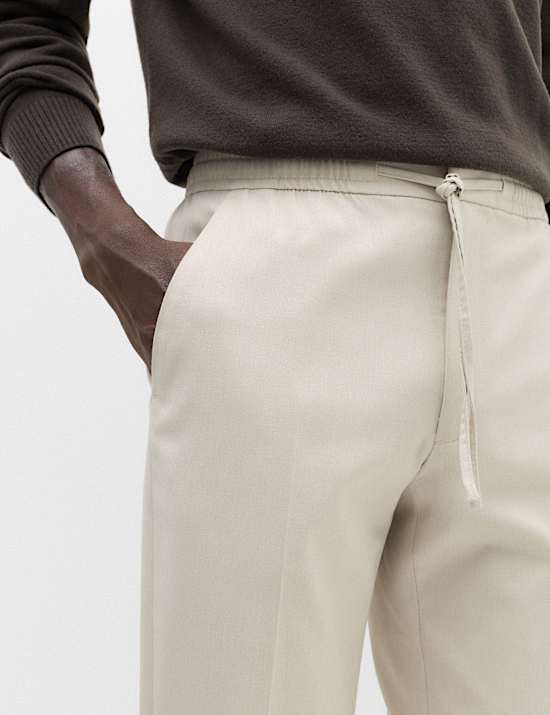 Tapered Fit Elasticated Trousers