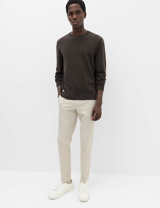 Tapered Fit Elasticated Trousers