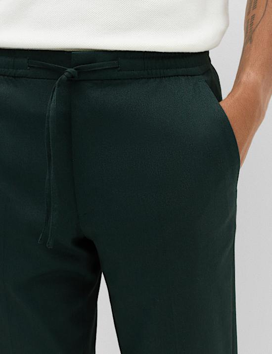 Tapered Fit Elasticated Trousers