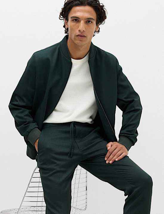 Tapered Fit Elasticated Trousers