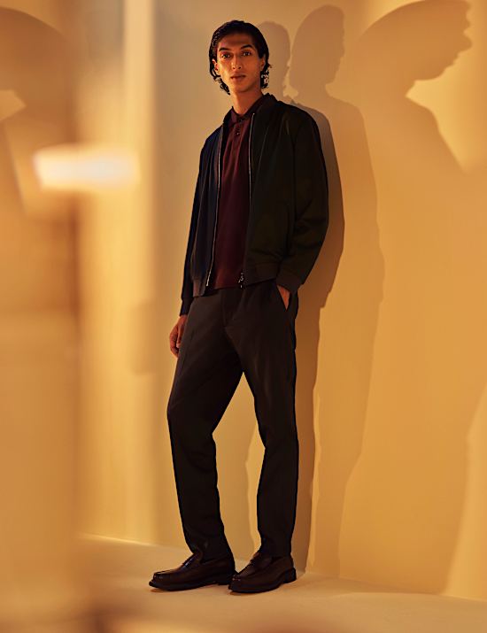 Tapered Fit Elasticated Trousers