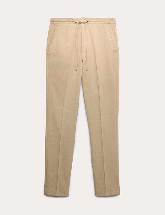 Tapered Fit Elasticated Trousers