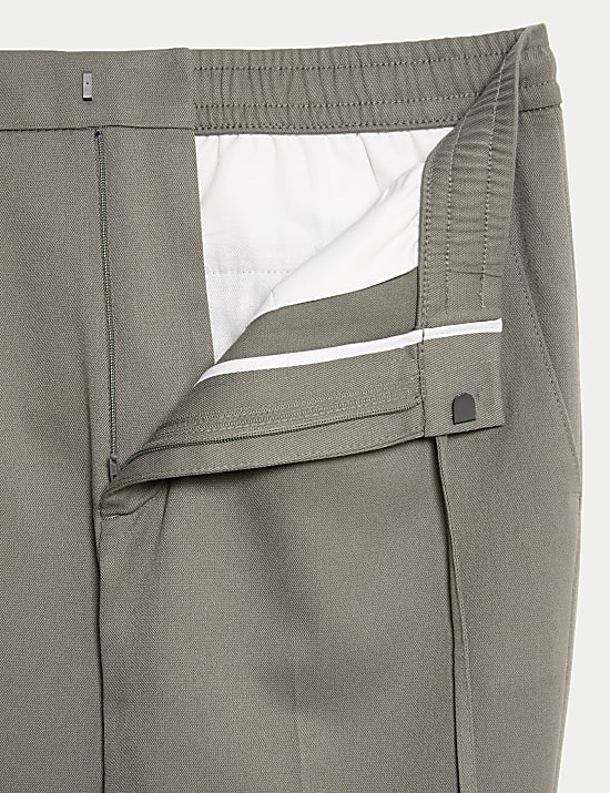 Tapered Fit Elasticated Trousers