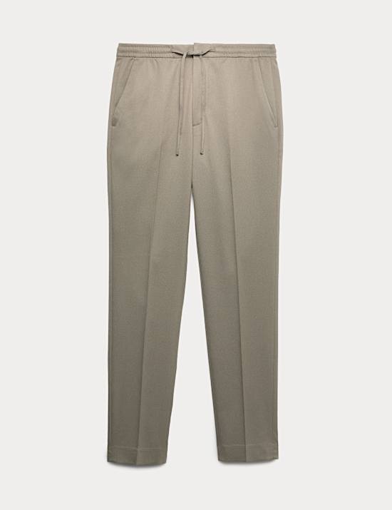 Tapered Fit Elasticated Trousers