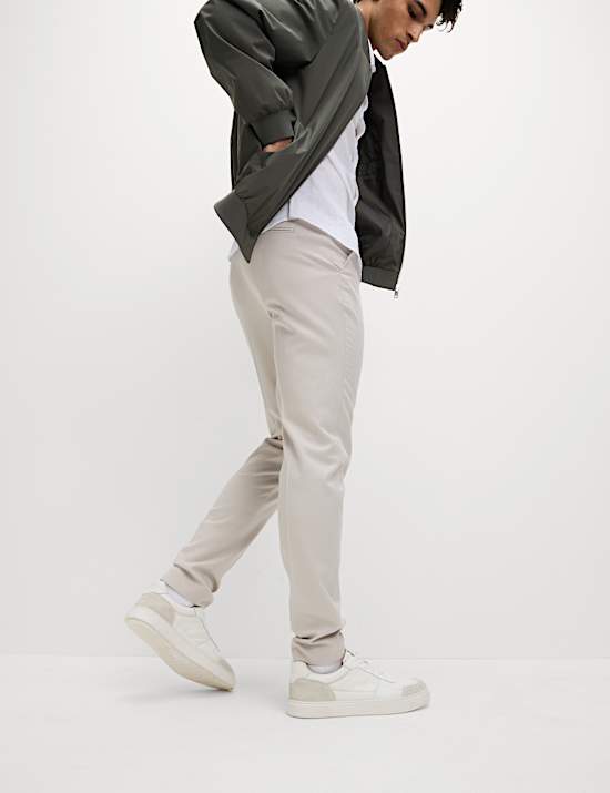 Tapered Fit Elasticated Trousers