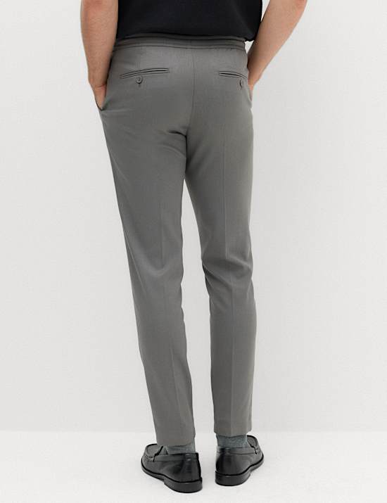 Tapered Fit Elasticated Trousers