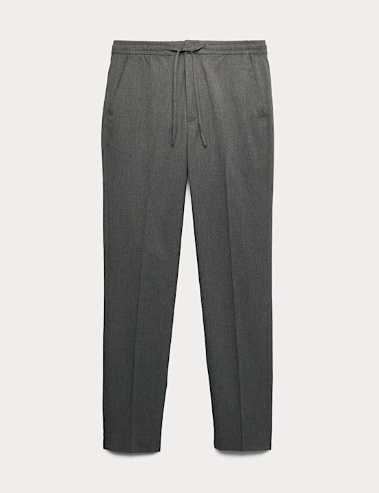 Tapered Fit Elasticated Trousers
