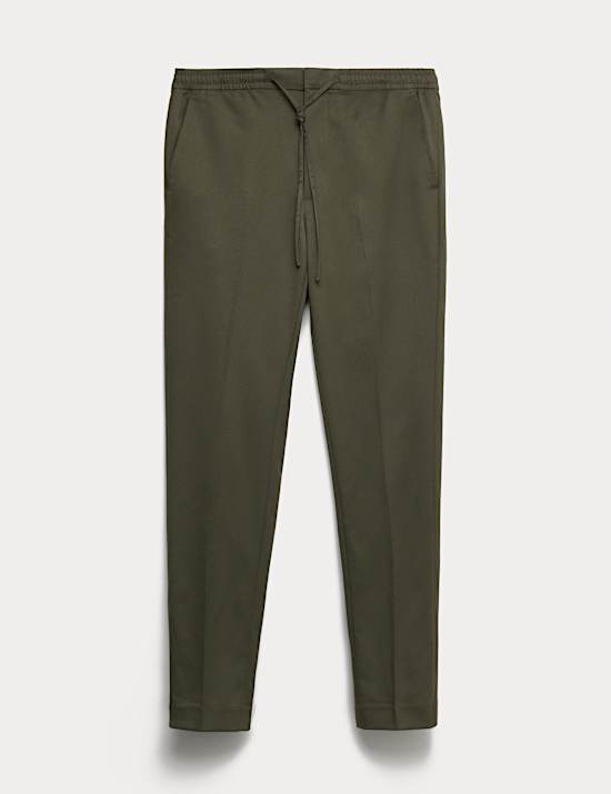 Tapered Fit Elasticated Trousers