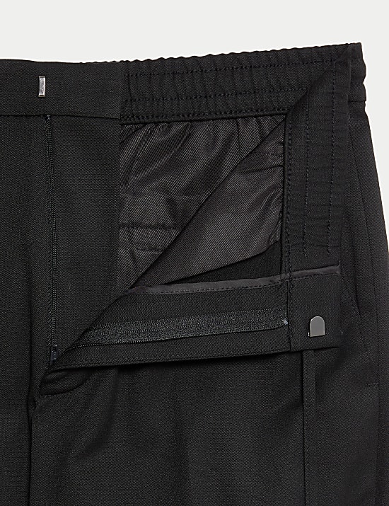 Tapered Fit Elasticated Trousers