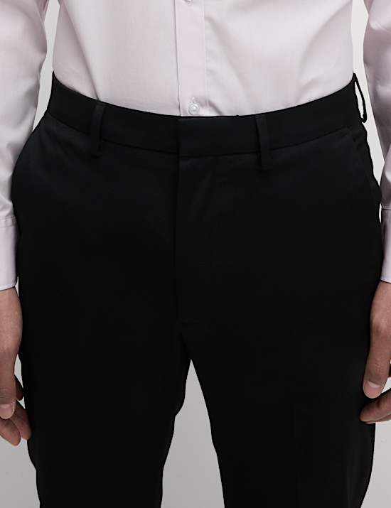 Lot de 2 pantalons habillés coupe standard en tissu extensible