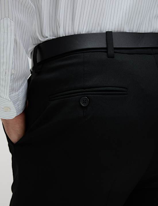 2pk Slim Fit Stretch Smart Trousers