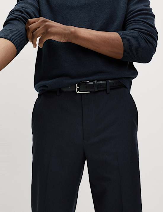 Regular Fit Crease Resist Smart Trousers