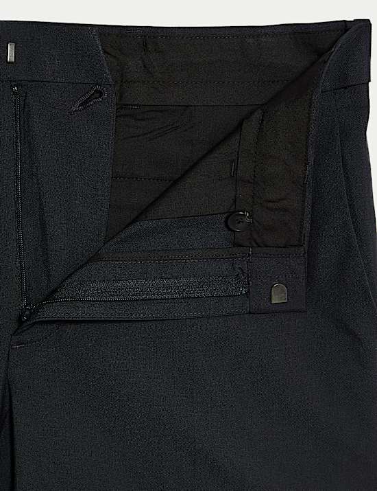 Regular Fit Crease Resist Smart Trousers