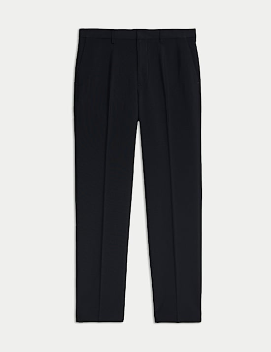 Regular Fit Crease Resist Smart Trousers