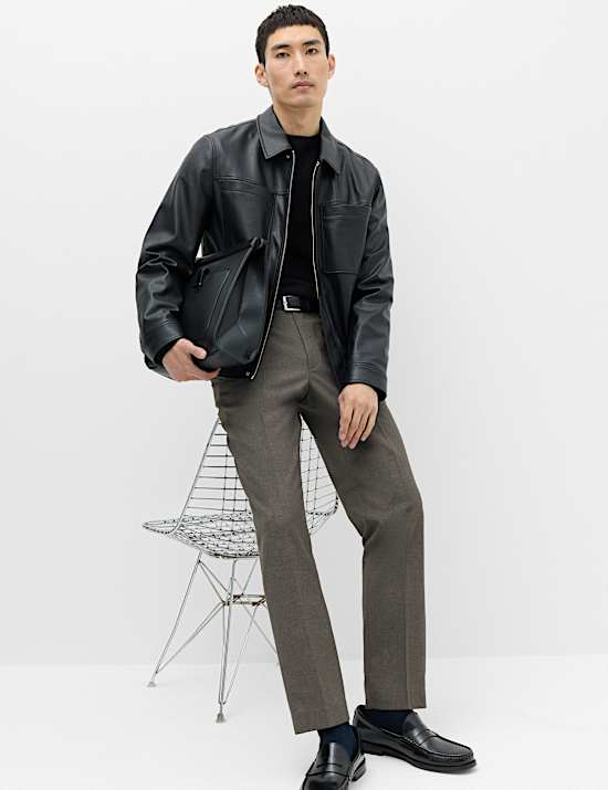 Regular Fit Smart Trousers