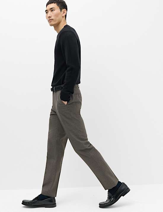 Regular Fit Smart Trousers
