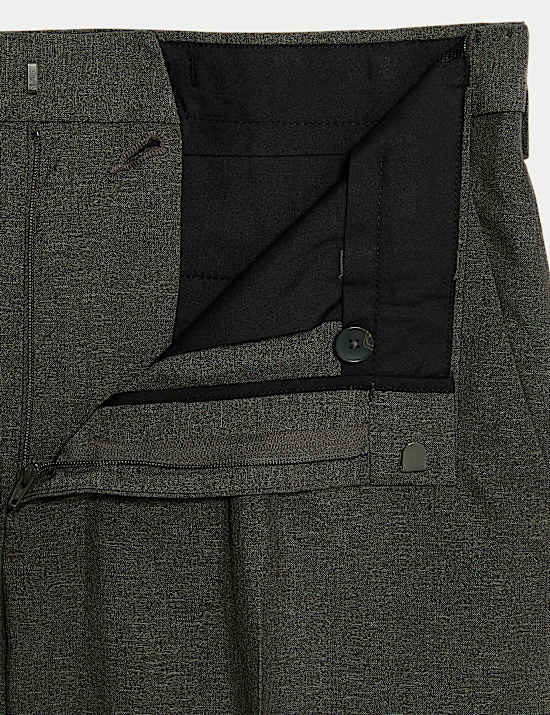 Slim Fit Crease Resist Smart Trousers