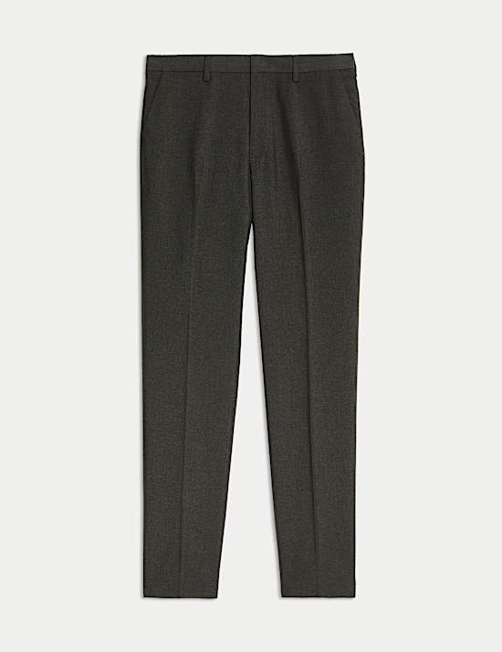 Slim Fit Crease Resist Smart Trousers