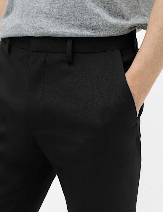 Slim Fit Smart Trousers