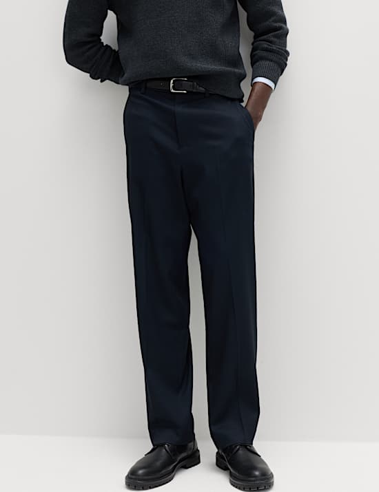 Pantalon &eacute;l&eacute;gant extensible coupe large